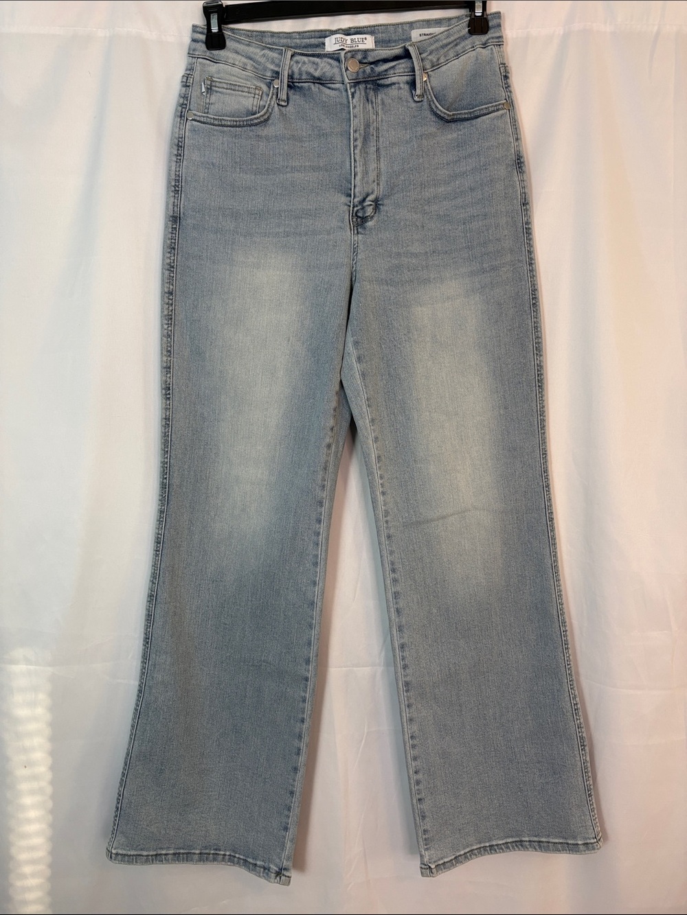 JUDY BLUE Straight Fit High-Rise Light Wash Women’s Jeans Size 13/31